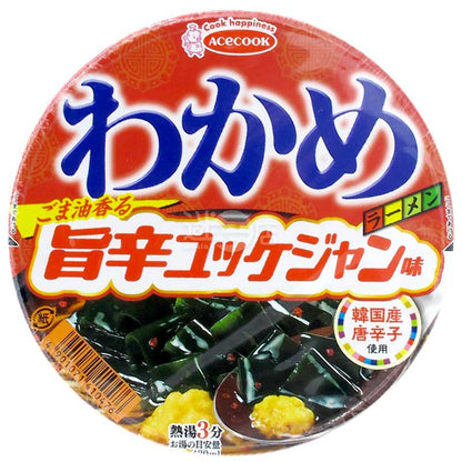 香辣韓式牛肉湯 裙帶菜拉麵