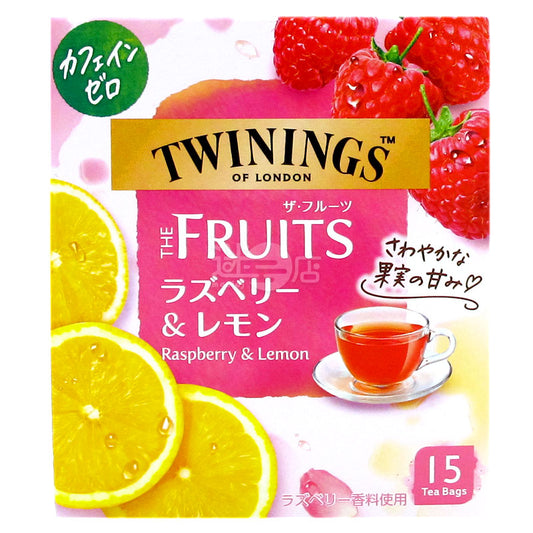 TWININGS The Fruits 無咖啡因水果茶包 樹莓&檸檬