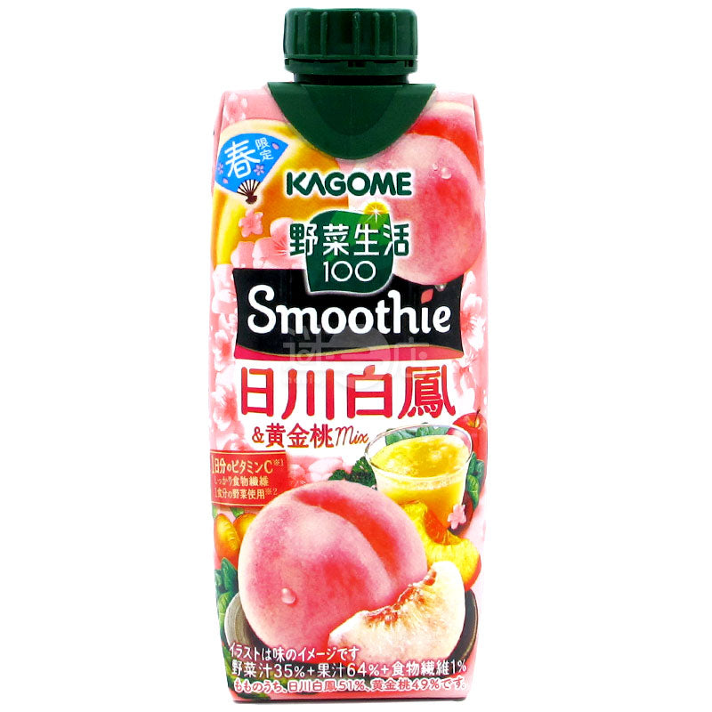 カゴメ 野菜ジュース＆ジューススムージー 氷川白鳳と黄金桃ブレンド