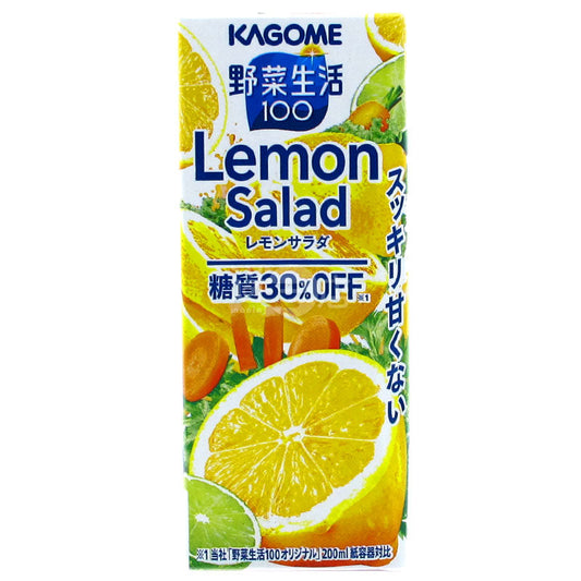 KAGOME蔬菜汁&果汁 野菜生活100檸檬沙律
