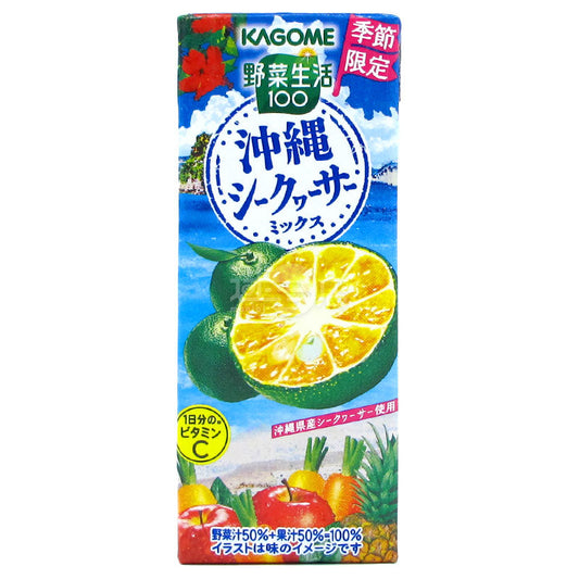 KAGOME蔬菜汁&果汁 沖繩香檬混合