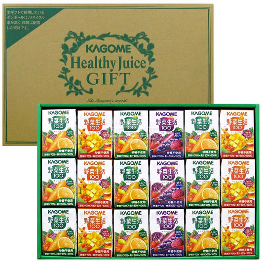 KAGOME Healthy Juice Gift 雜錦蔬菜汁&果汁禮盒 (SYJ-15G)