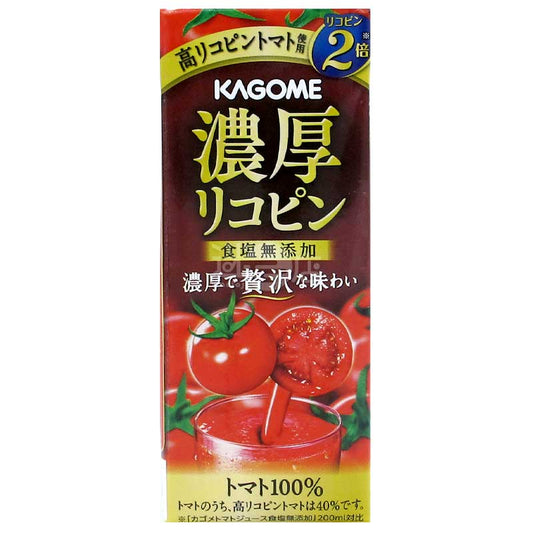 KAGOME 番茄紅素2倍 濃厚番茄汁