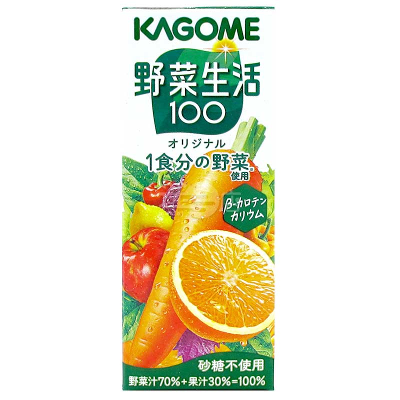 KAGOME蔬菜汁&果汁 野菜生活100原版