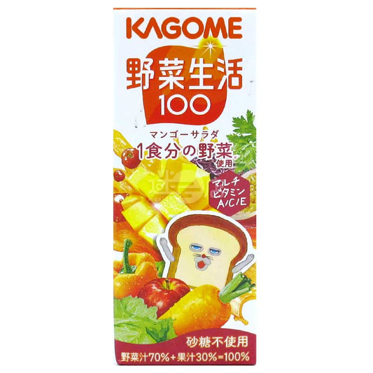 KAGOME蔬菜汁&果汁 野菜生活100芒果沙律