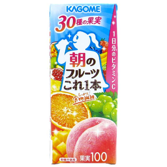 KAGOME果汁 早上之水果 30種水果