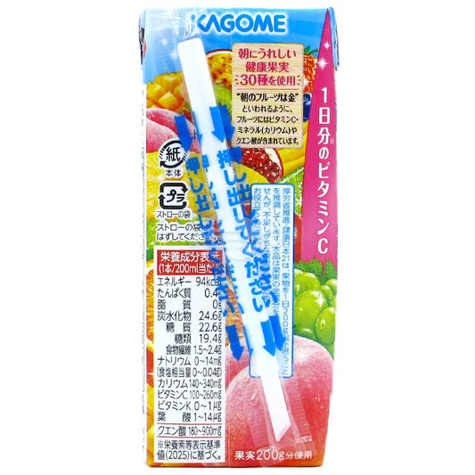 KAGOME果汁 早上之水果 30種水果