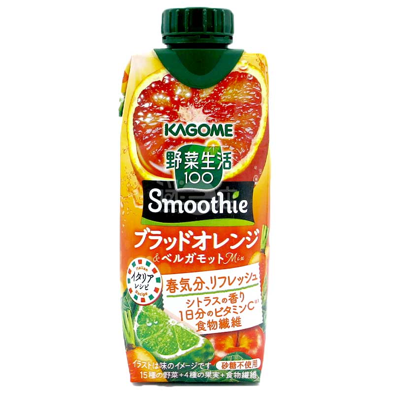 KAGOME蔬菜汁&果汁Smoothie 血橙&香檸檬Mix