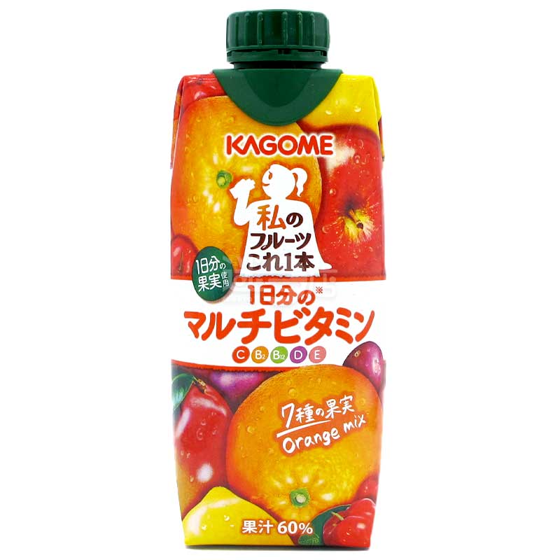 KAGOME果汁飲品 多種維他命 7種果實Orange Mix