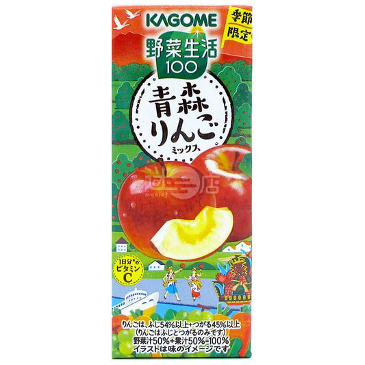 KAGOME蔬菜汁&果汁 青森蘋果Mix