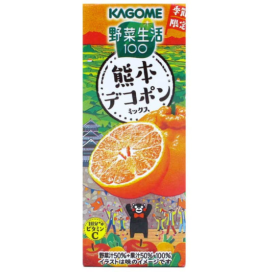 KAGOME蔬菜汁&果汁 熊本凸頂柑Mix