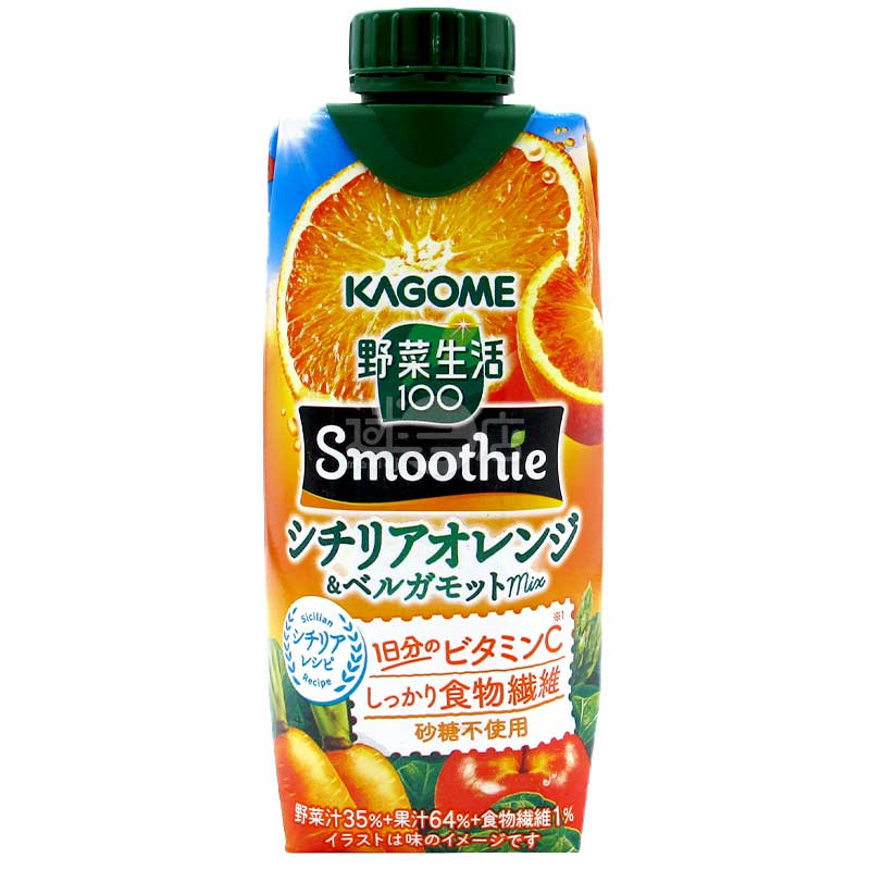 KAGOME蔬菜汁&果汁Smoothie 西西里橙&香檸檬Mix
