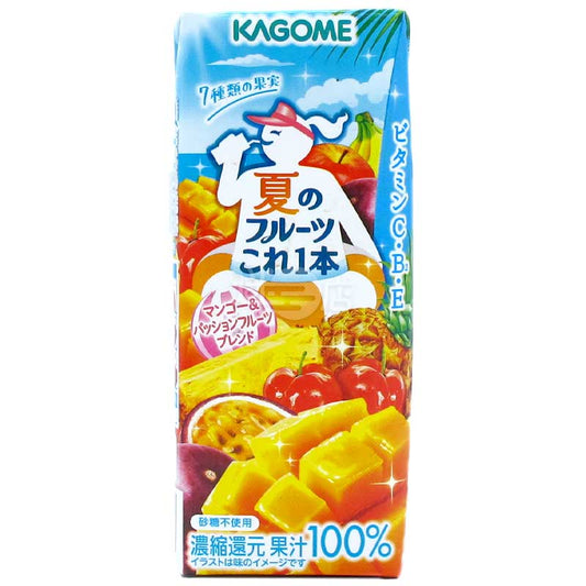 KAGOME果汁 夏之水果 芒果&熱情果混合