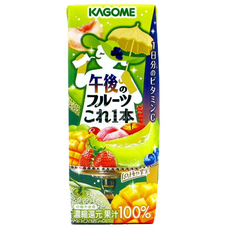 KAGOME果汁 午後之水果 10種果實