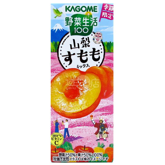 季節限定 KAGOME蔬菜汁&果汁 山梨布冧Mix
