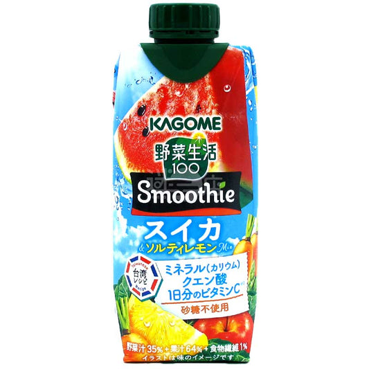 KAGOME蔬菜汁&果汁Smoothie 西瓜&鹹檸檬mix