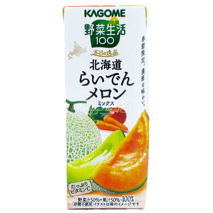 KAGOME蔬菜汁&果汁 本日之逸品 北海道雷電蜜瓜Mix