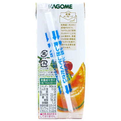 KAGOME Vegetable & Fruit Juice Today's Premium Hokkaido Raiden Melon Mix