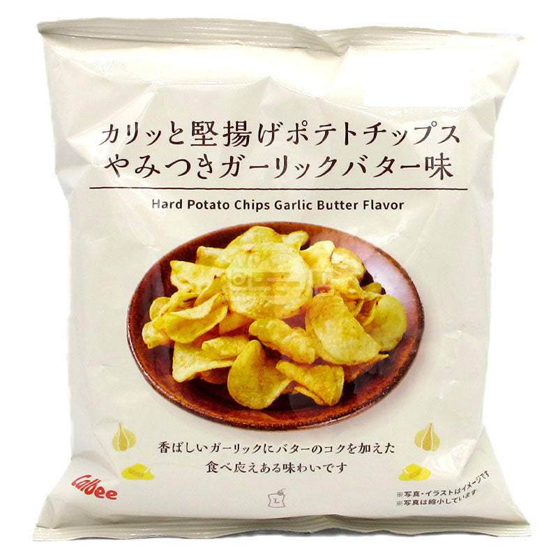 やみつきのペストバター風味のハードポテトチップス