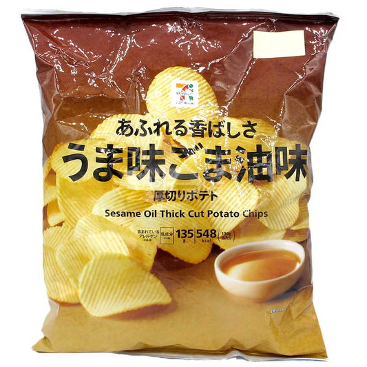 便利店限定 芝麻油味厚切薯片