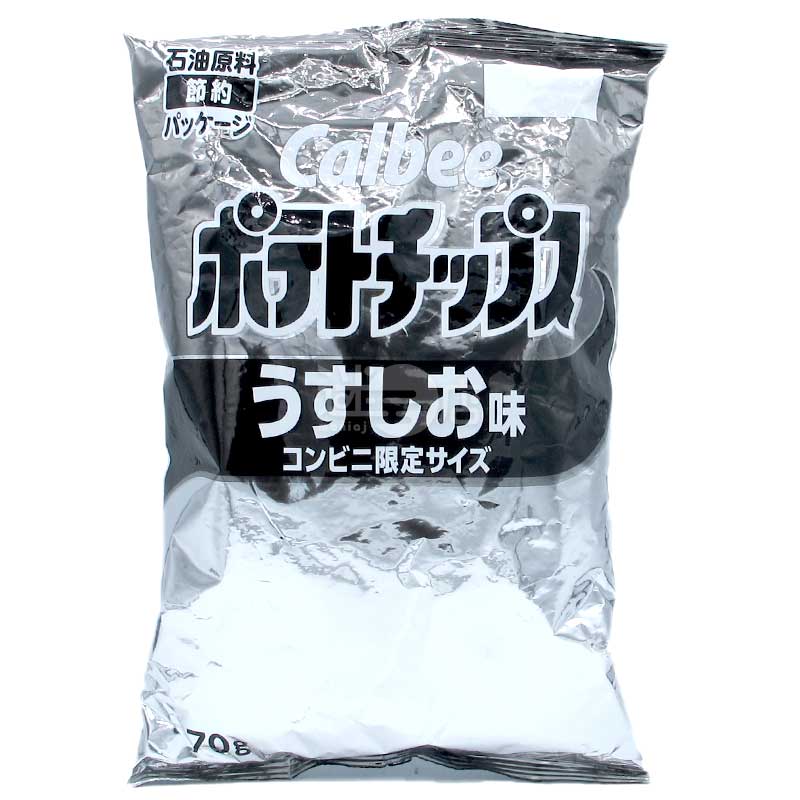 便利店限定 節省石油原料包裝 淡鹽味薯片