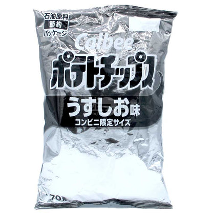 便利店限定 節省石油原料包裝 淡鹽味薯片