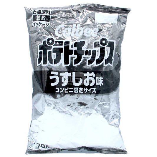 便利店限定 節省石油原料包裝 淡鹽味薯片