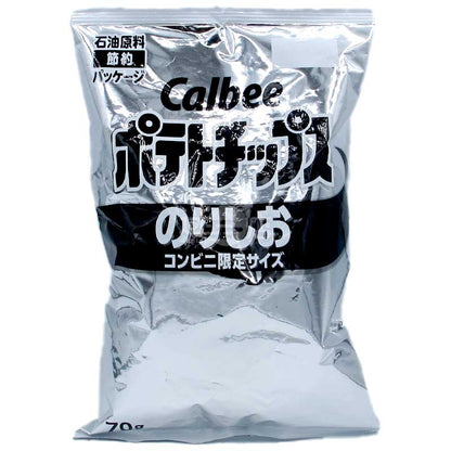 便利店限定 節省石油原料包裝 紫菜鹽味薯片