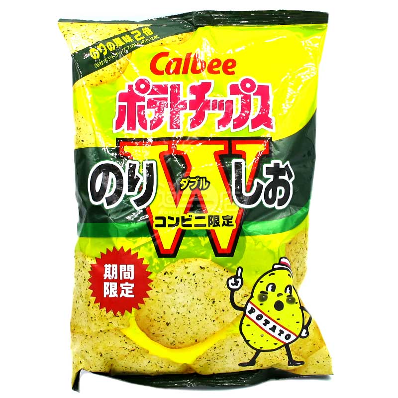 便利店限定 紫菜風味2倍雙重紫菜鹽味薯片