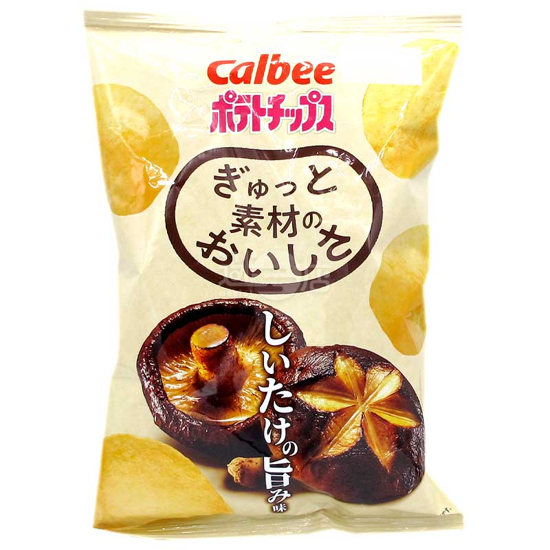 便利店限定版 濃縮食材美味 日本冬菇味薯片