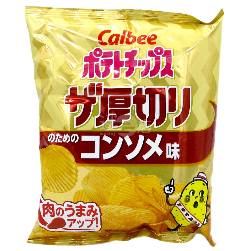 肉味大提升 鬆脆厚切清湯味波浪薯片