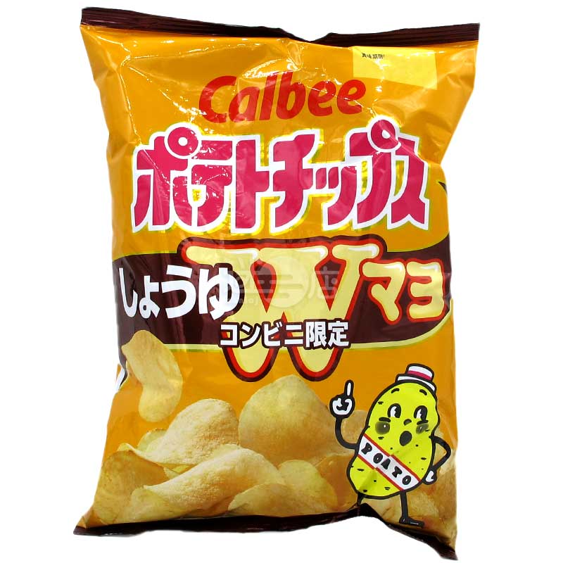 便利店限定 醬油&雙倍蛋黃醬味薯片
