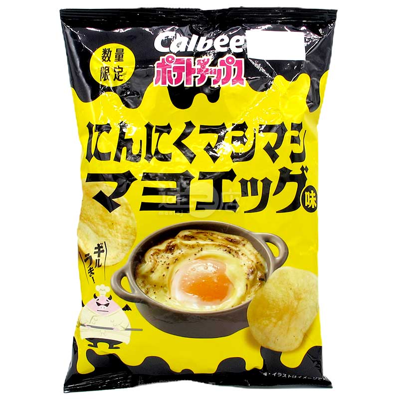 便利店限定 香蒜蛋黃醬烤雞蛋味薯片