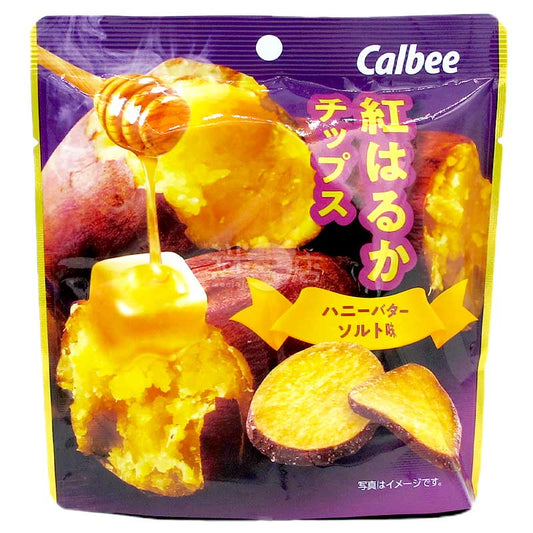蜂蜜牛油鹽味紅春香番薯脆片