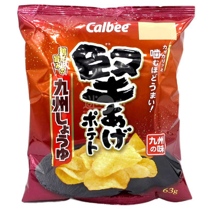 雞高湯九州甜辣醬油味硬薯片