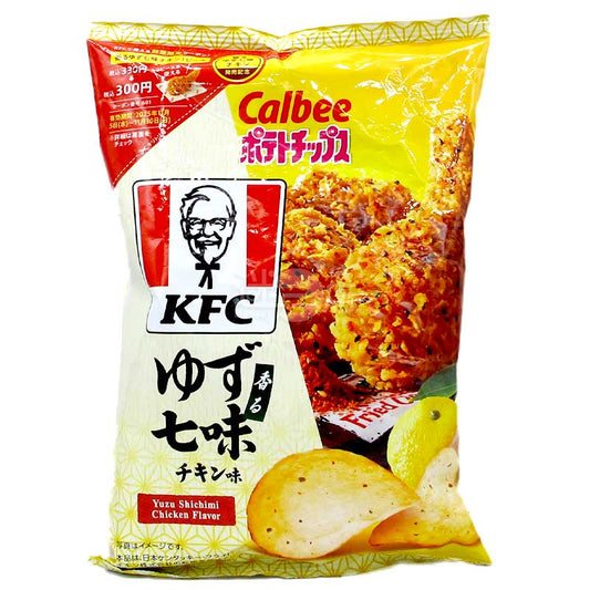 日本KFC肯德基監修 柚子七味雞味薯片