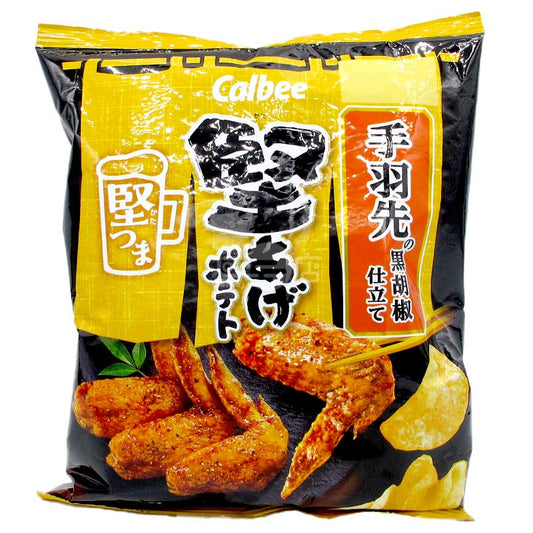 黑胡椒雞翼風味硬薯片