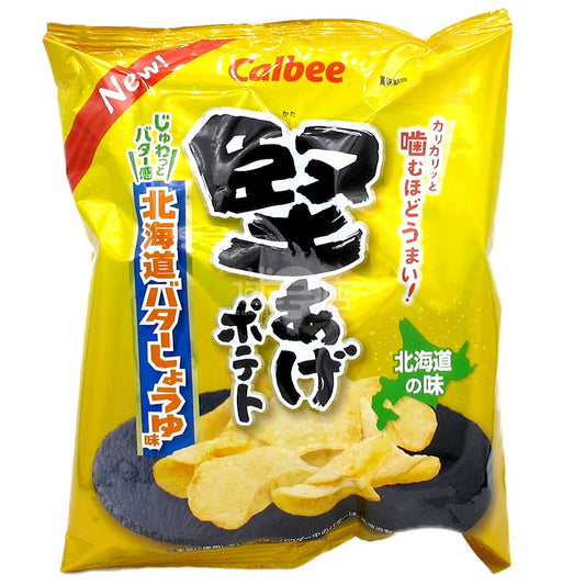 北海道牛油醬油味硬薯片