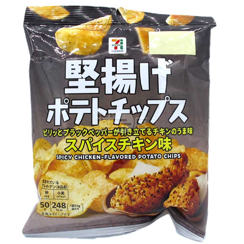 便利店限定 香料烤雞味黑胡椒厚切硬薯片
