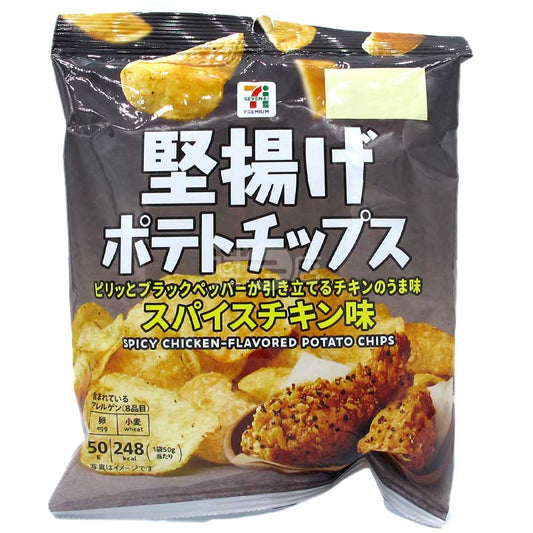 便利店限定 香料烤雞味黑胡椒厚切硬薯片