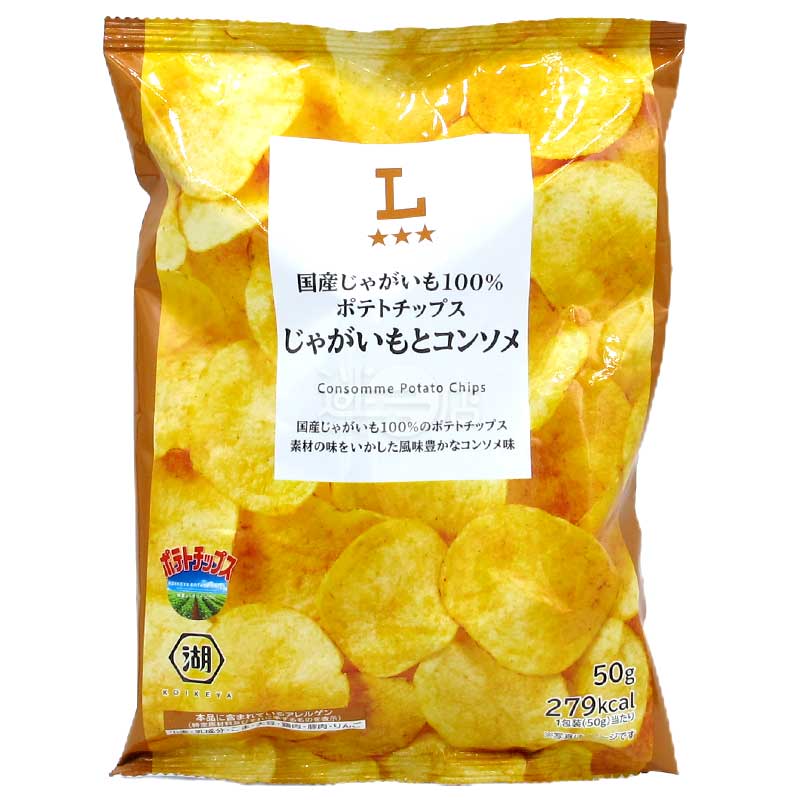 便利店限定 日本薯仔100% 濃郁清湯味薯片