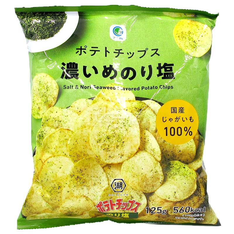 便利店限定 日本薯仔100% 濃郁紫菜鹽味薯片