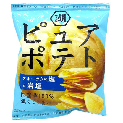 Pure Potato 鄂霍次克海鹽和岩鹽味厚切薯片