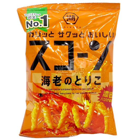 濃厚エビ風味のコーンクリスプ