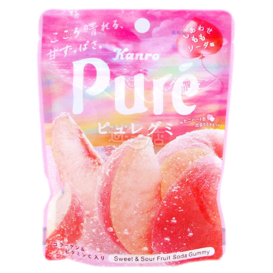 Pure 幸福桃梳打味軟糖