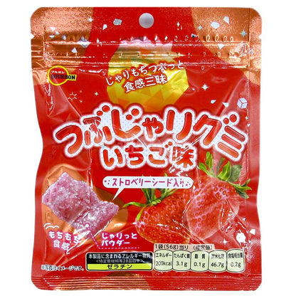 Bourbon 三重口感 士多啤梨味軟糖