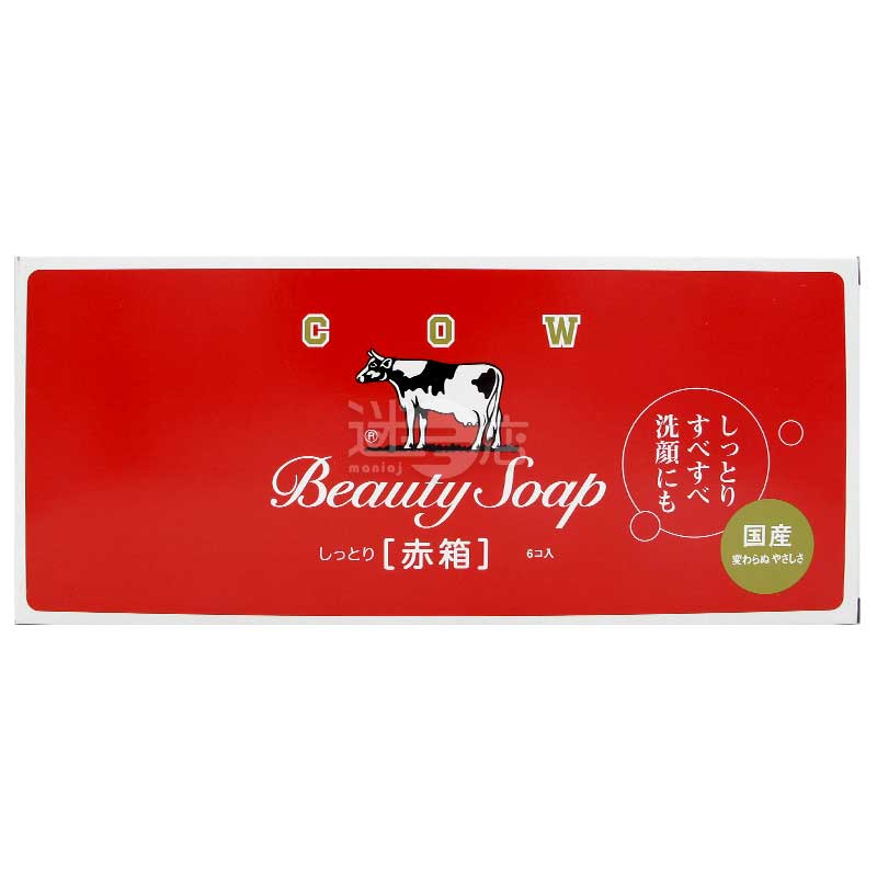 COW 紅盒 日本製溫和牛奶沐浴潔面香皂番梘