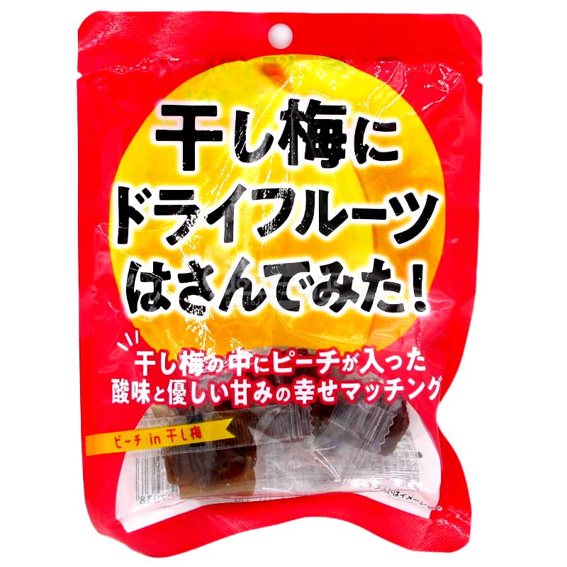 酸味與甜味的幸福配對 酸梅乾夾心蜜桃乾
