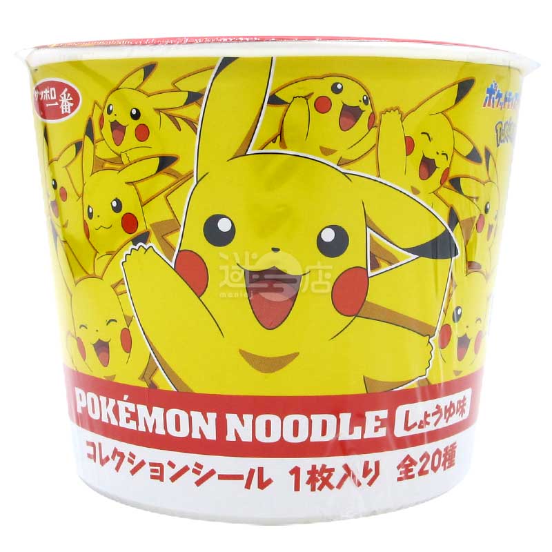 札幌一番 Pokemon寶可夢 醬油味杯麵 (附貼紙1張)
