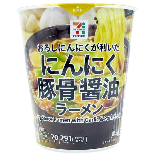 便利店限定版 香蒜豚骨醬油拉麵